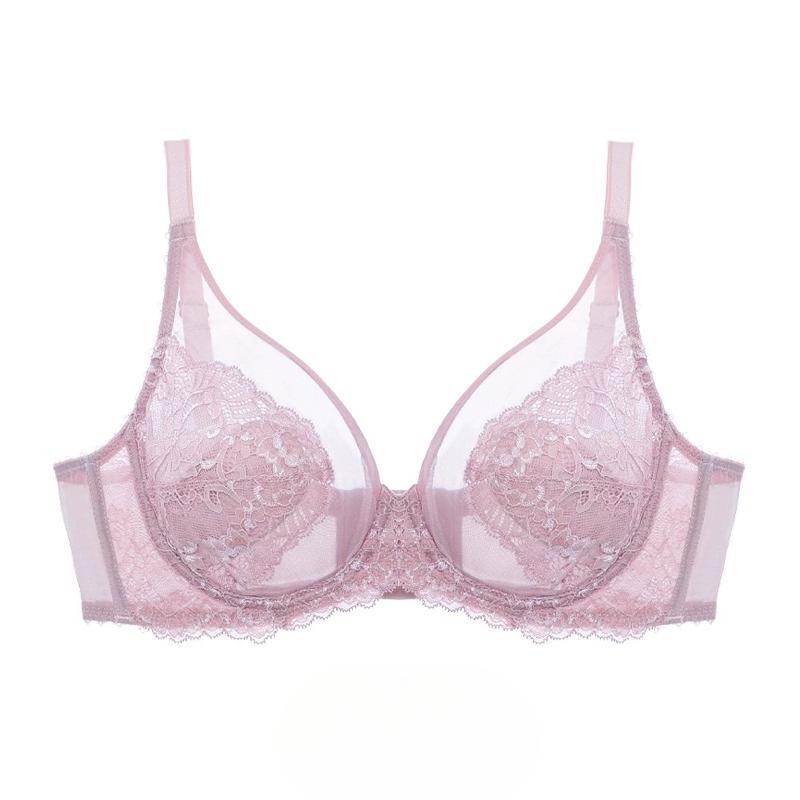 

Ladies Spring and Summer Sexy Lace Big Boobs Show Small Boobs Gather The Assistant Breast To Prevent Sagging Underwear 32/70ABC розовый