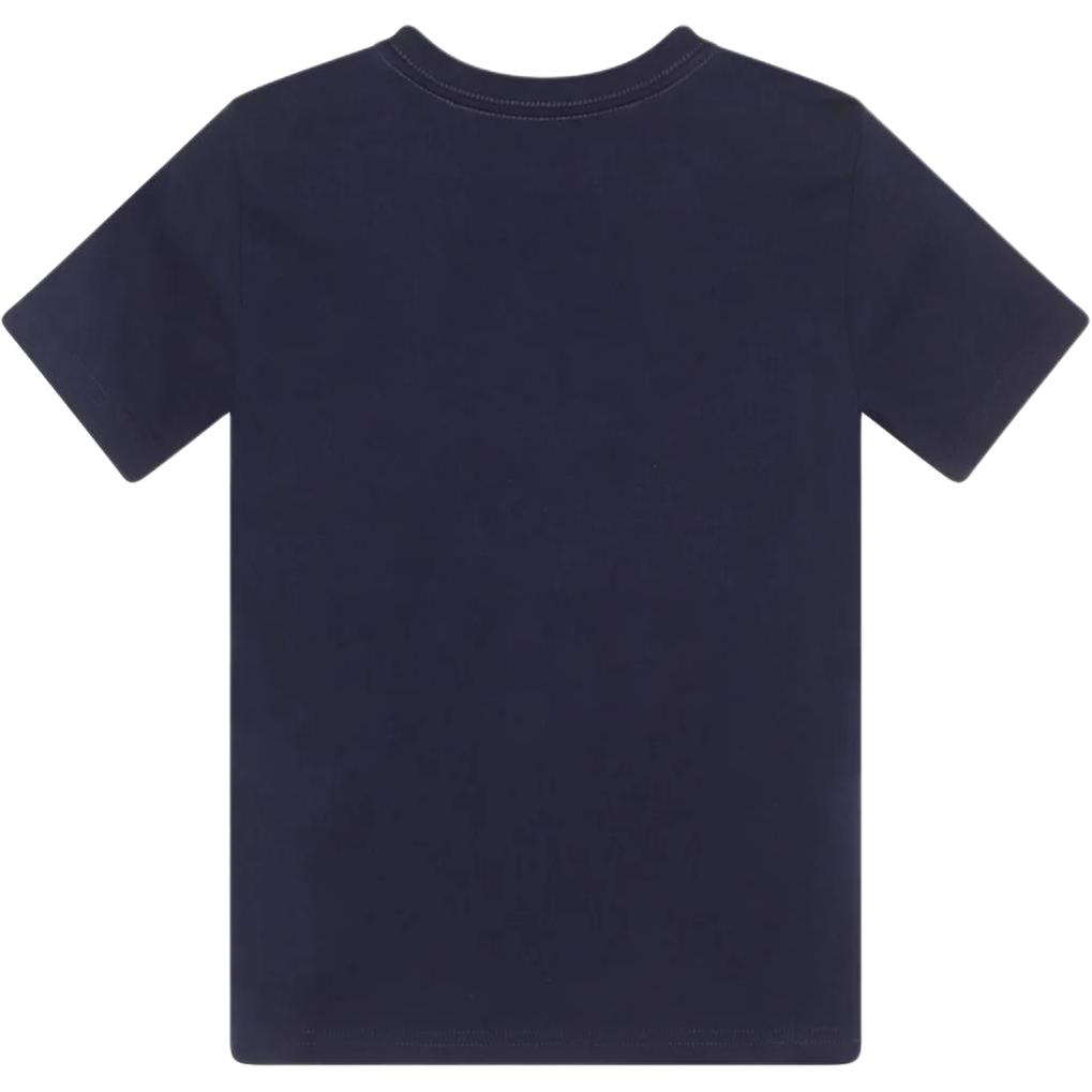 Polo Ralph Lauren T-Shirt Letter Round Neck Short Sleeve Kids Tops Navy-Blue 323979103-001