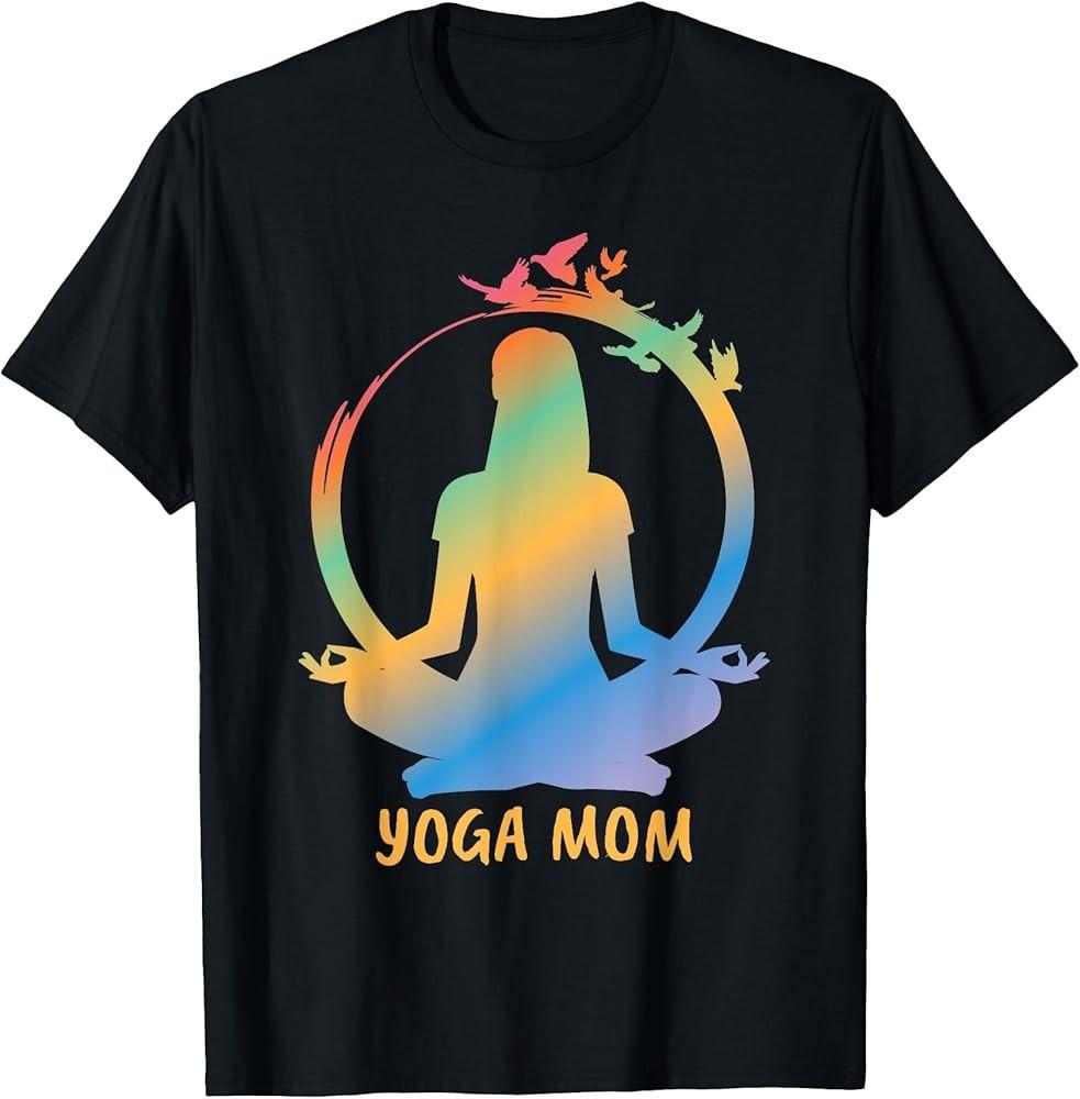 Peaceful Yoga Mom Meditation Mother s Day Gift T-Shirt Unisex T-Shirt XXXL