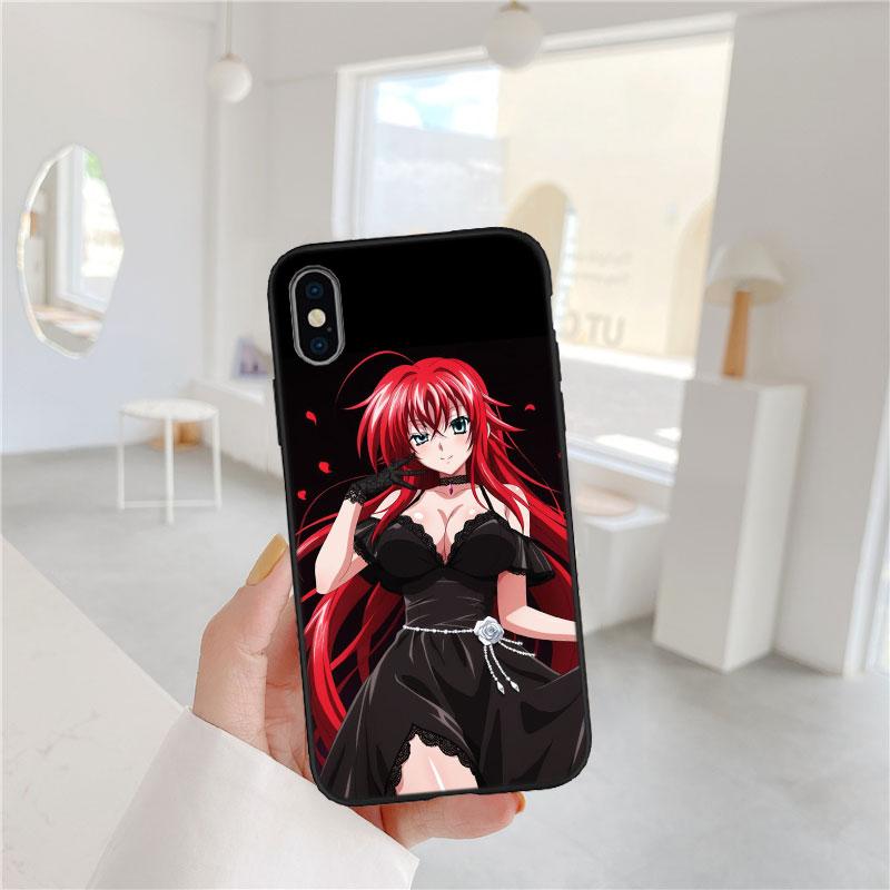 LO84 Rias Gremory Phone Case for Samsung Galaxy A11 A12 A13 A15 A52S A53 A55 A56 A70 A71 A72 A73 F06 F16 F56 S10 Plus S10e