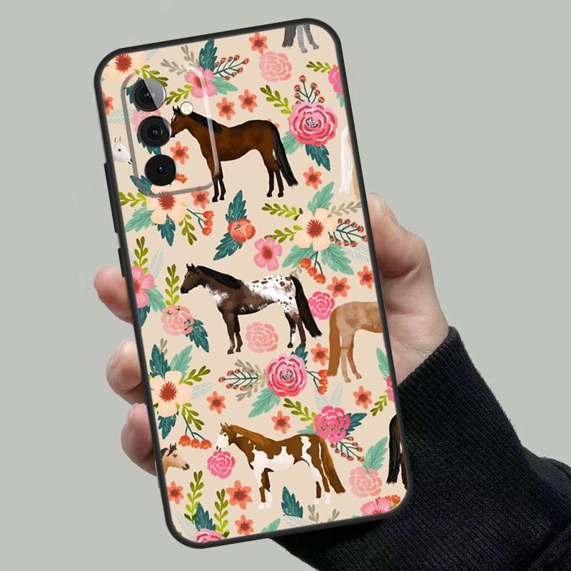 

Horse Pony Pattern Case For Samsung Galaxy A33 A53 A13 A23 A17 A06 A16 A56 A36 A54 A34 A14 A52 A32 A15 A35 A55 Samsung A13 4G