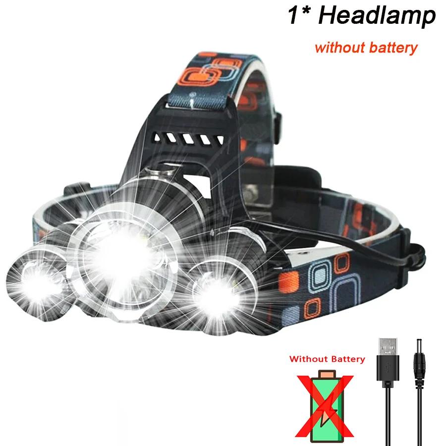 

T6 Super Bright Headlamp USB Rechargeable Zoomable LED Headlamp Torch Outdoor Portable Fishing Camping Flashlight Lantern