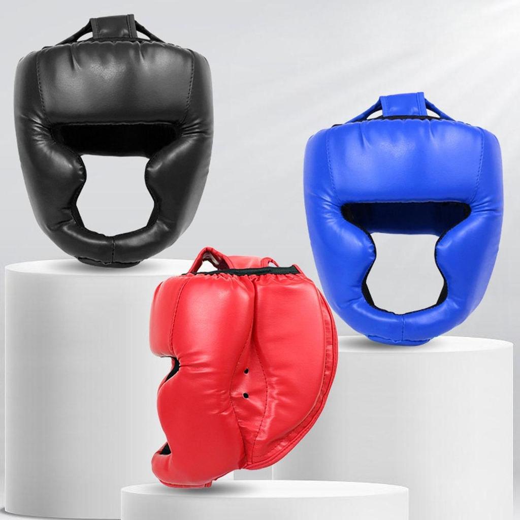 Boxing Headgear Cheek Protection Gear Head Gear Professional Portable Head Guard for Sparring Sanda Muay Thai Mma Adult Kids