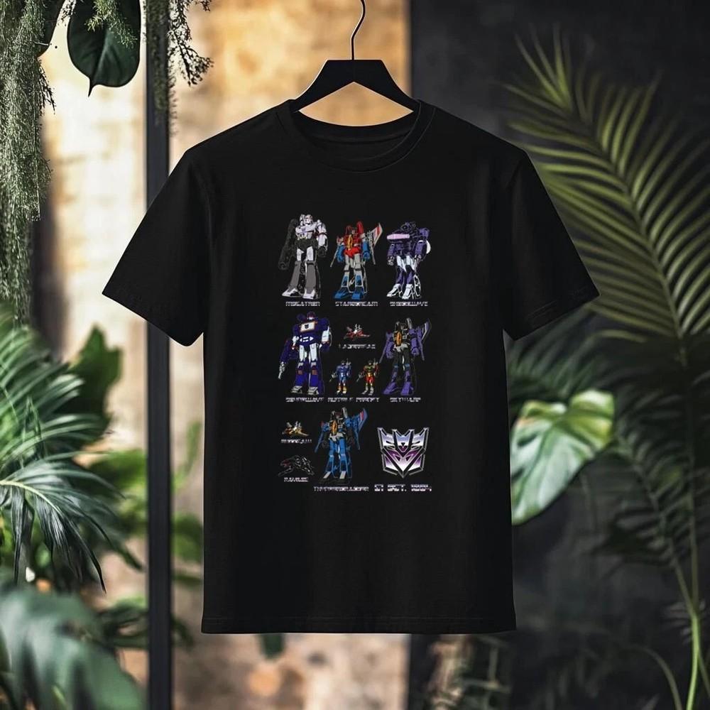 Transformers G1 Decepticons TShirt – Retro Graphic Tee Unisex T-Shirt XXXXL