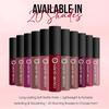 Colors Queen Mellow Matte Lip Cream, Long Wear Liquid Matte Lipstick, Velvety Soft Finish, Weightless Formula (18 - Rouge)