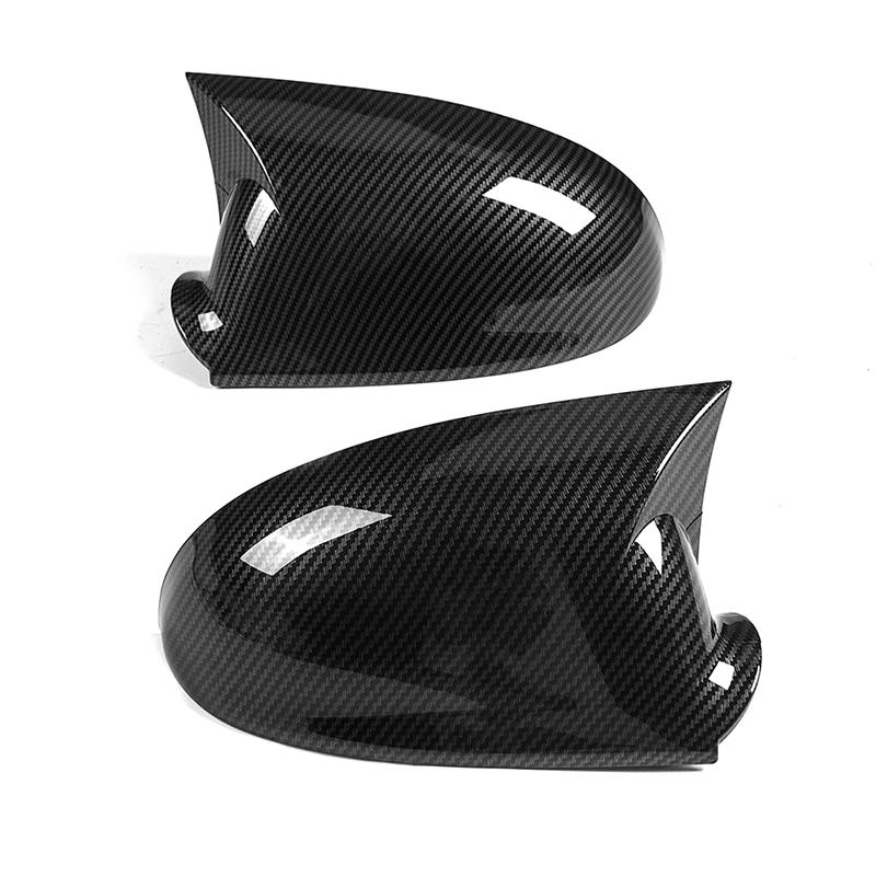 Rhyming Side Mirror Cover Wing Rearview Mirror Caps Fit For VW Golf MK5 GTI 2003 - 2009 Jetta 5 Passat B6 B5.5 OX Horn