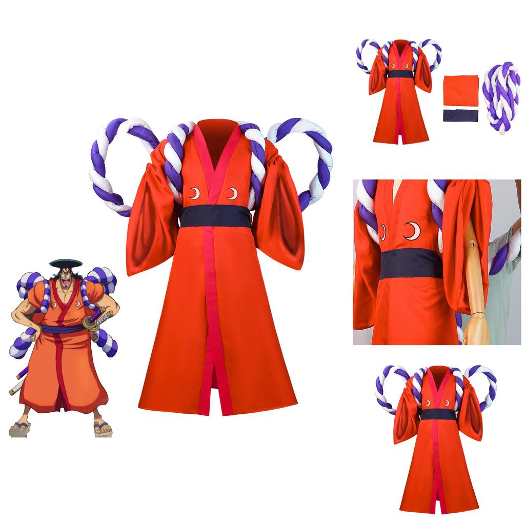 One Piece Cosplay Costume For Kid And Teens Polyester Anime Role Play Halloween Outfit