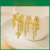 Modern Alloy Pendant Earrings With Dangling Tassels For Daily Wear And Gifts