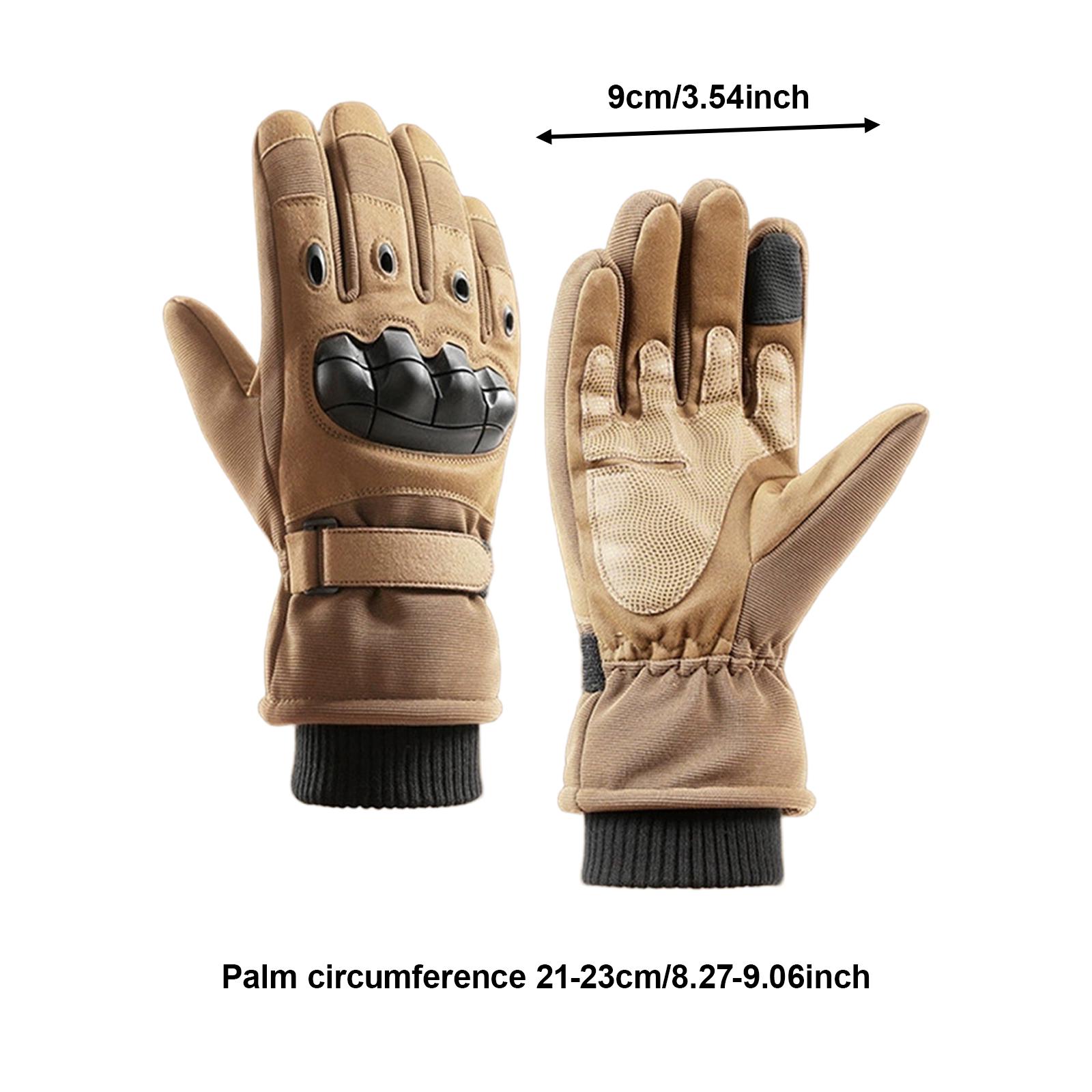 

Breathable Motorcycle Ventilated Cycling Gloves Mittens Anti Slip Winter Warm for Cycling Outdoor Climbing Sports Hiking Camping