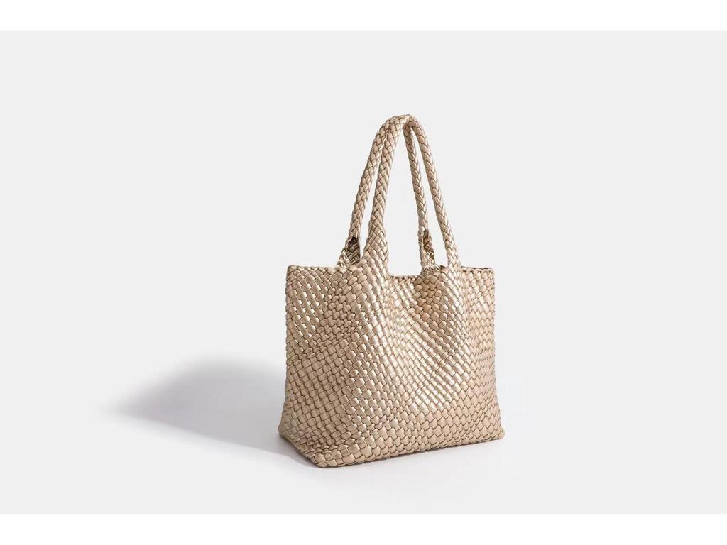 2026 Trendy Hand-Woven Large-Capacity Tote and Shoulder Bag