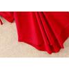Medium To Long Short Sleeved Chiffon Shirt for Women Plus Size Loose Chiffon Shirt Top for Women