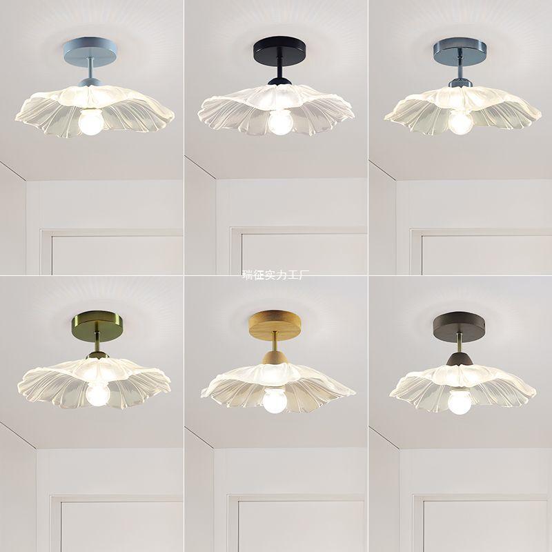 Nowoczesna Minimalistyczna Lampa Sufitowa w Kształcie Kwiatu do Korytarza, Klatki Schodowej, Balkonu lub Foyer