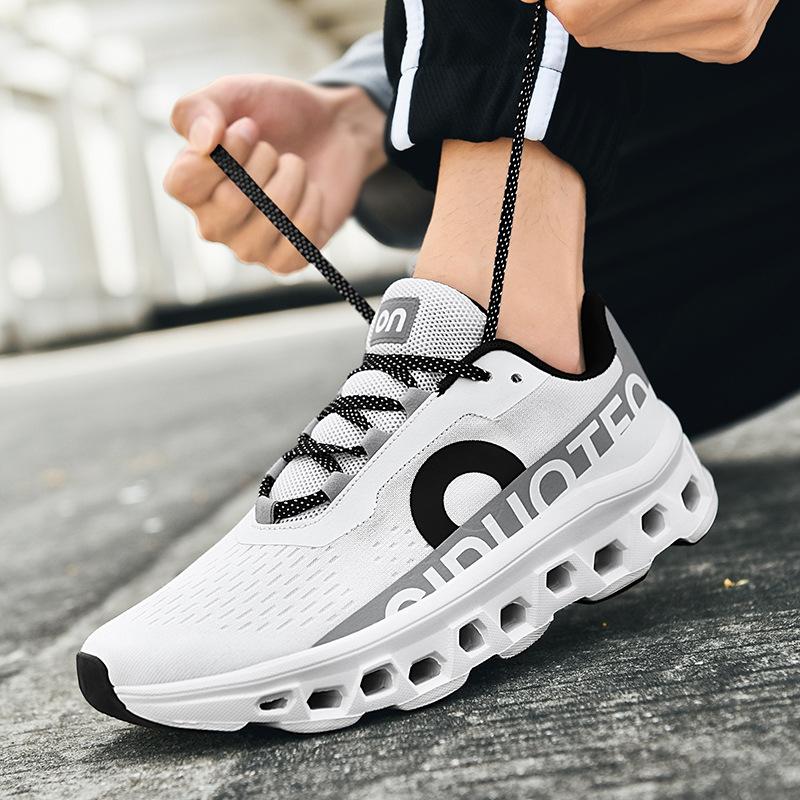 2025 men's trend sports shoes monster shoes lightweight shock absorption long distance fitness running shoes breathable