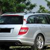 1Pair Car Rear Side Window Canard Spoiler For Mercedes C-Class W204 Estate 2007-2014 ABS Trunk Spoiler Canard Accessories