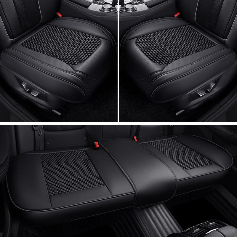 Sommerpustende sklisikre skinnseteputer i skinn