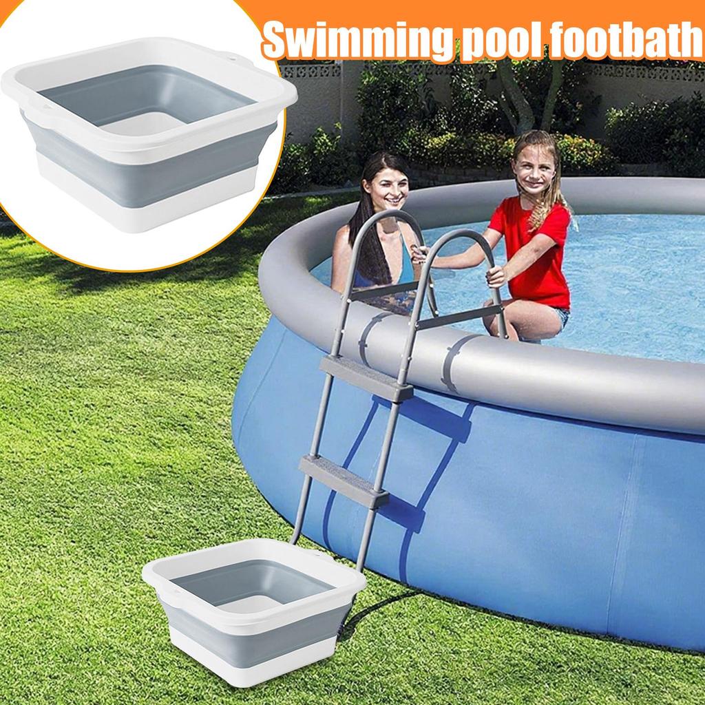 Foot Bath Tub Foot Bath Bucket 168 Massage Convex Points Foldable Anti-Slip Bucket Large Size For Hotel Car Cleaning Men
