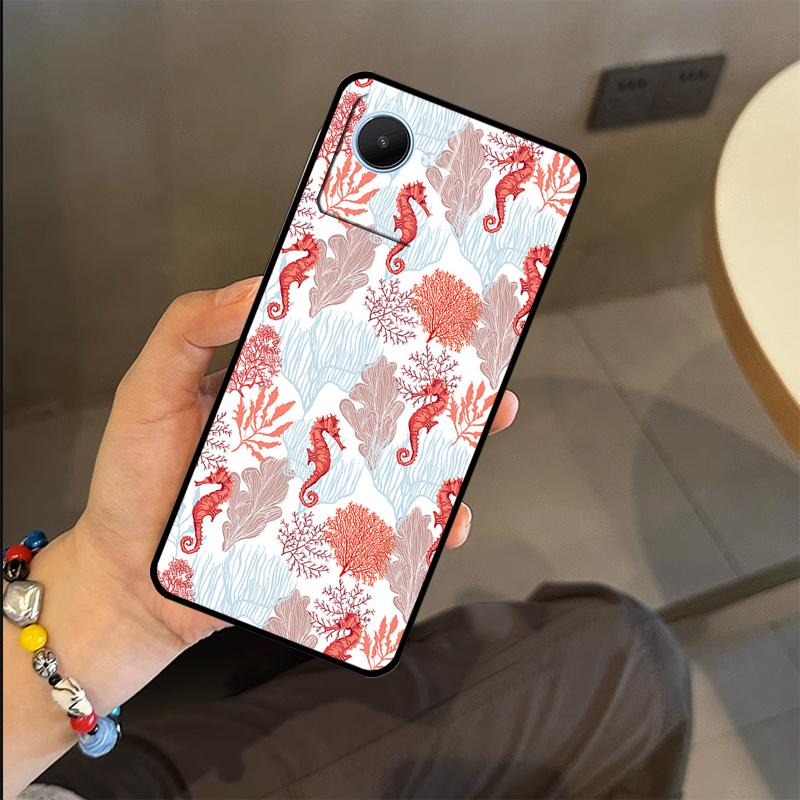 Seahorse Case For Realme 15 14 11 12 13 Pro Plus GT7 Pro GT6 C55 C51 C53 C35 C33 C61 C65 C67 C71 C75