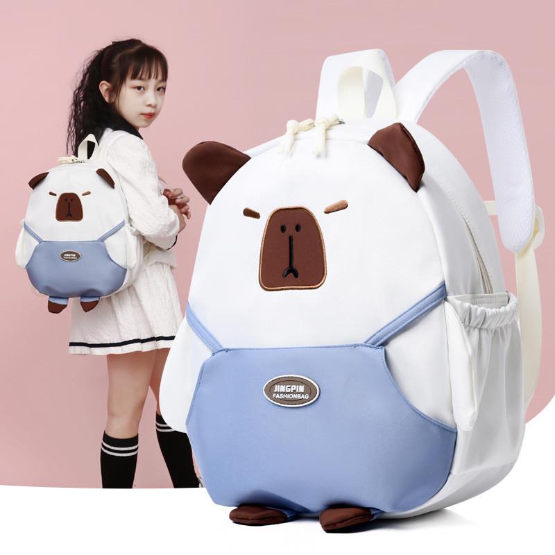 Eyecatching Kindergarten Lightweight Backpack For Boys And Girls Featuring Adorable Cartoon Characters In Various Colors