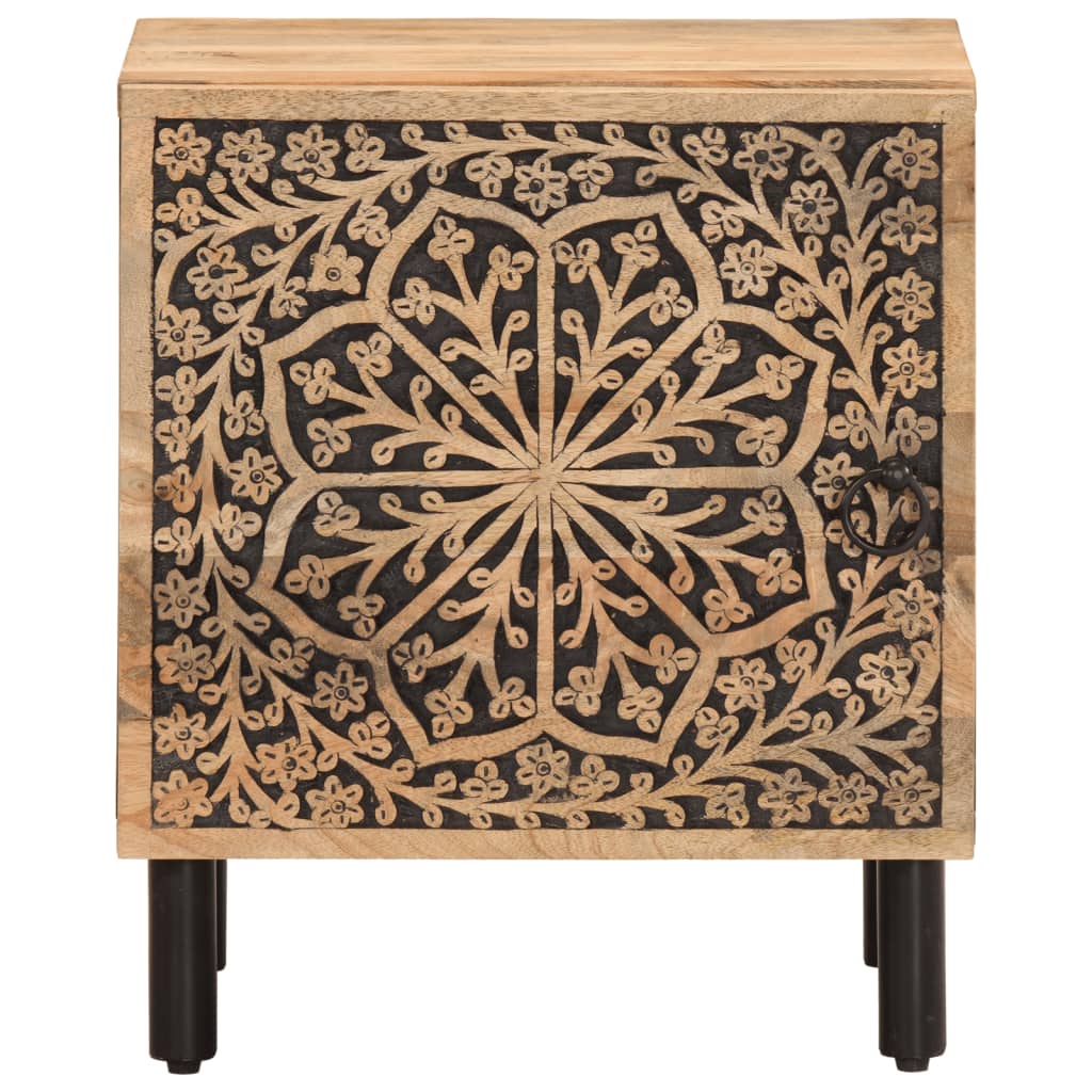 Vidaxl Szafki Nocne, 2 Szt., 40X33X46 Cm, Lite Drewno Mango