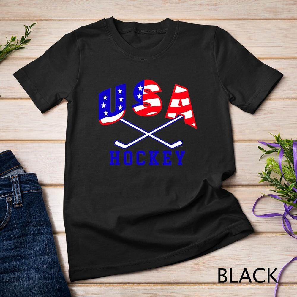 USA Ice Hockey Men Women Boys Girls T-Shirt Unisex T-shirt