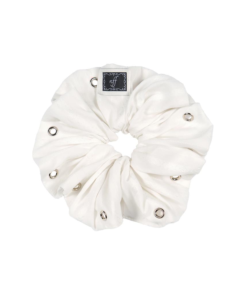 Nff Void Scrunchie-White
