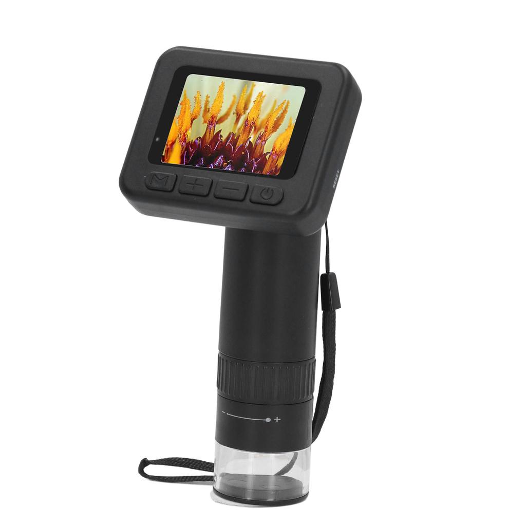 Handheld Digital Microscope 2 Inch IPS Screen 1000X Magnification USB Connect To PC Microscope with 