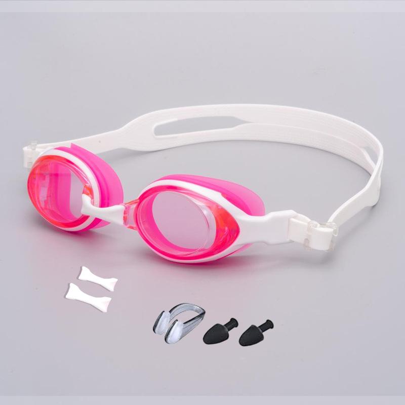 Children's swimming goggles, high-definition, anti-fog, waterproof Prescription swimming goggles for women with nearsightedness, diving equipment and