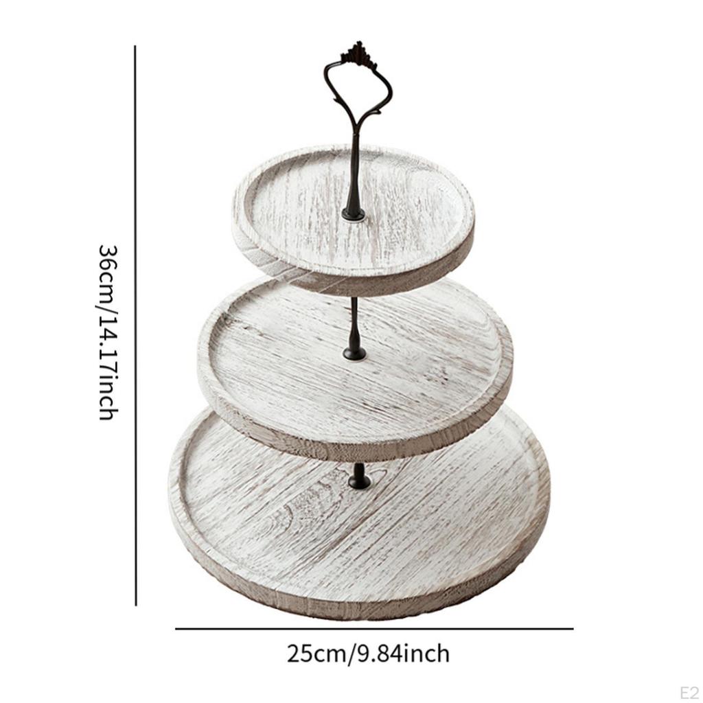 Stojan na muffiny, stojánek na sušenky, 3vrstvý univerzální servírovací tác, dezert na párty, oslavu, narozeniny