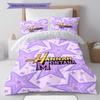 Hannah Montana Poster Pattern Bedding Home Decoration Birthday Gift ( 1 Duvet Cover + 2 Pillowcase, Without Core),fan Merchandise.