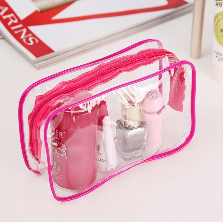 Waterproof Outdoor PVC Travel Makeup Bag with Zipper