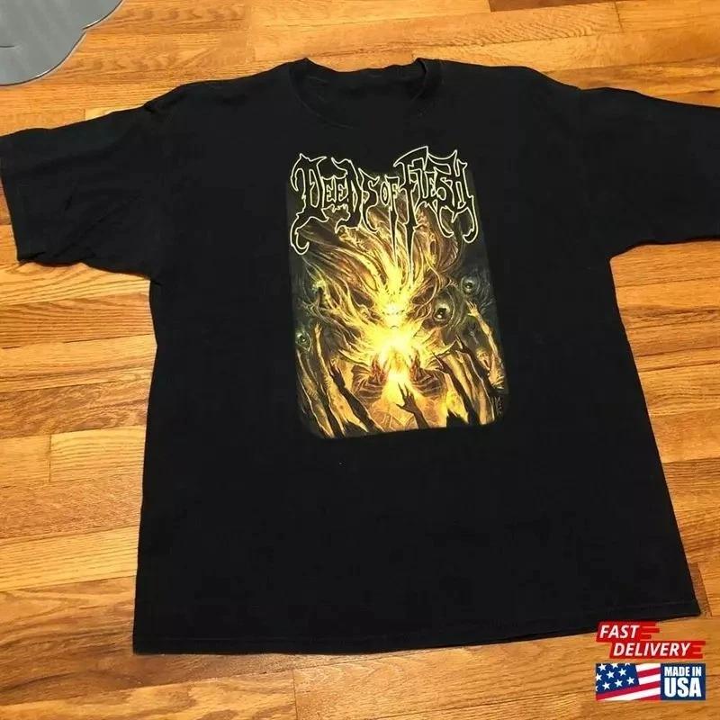 Deeds of Flesh Gift For Friends Black T-Shirt All Size RD430