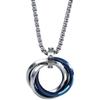 The Necklace Has A Unique Design and Is Versatile for Men. It Is A High-end Accessory with A Titanium Steel Pendant for Men's Necklaces.
