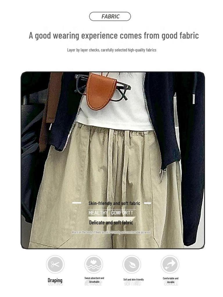 2025 Mädchen Kapuzen-Cardigan Sweatshirt & Weitbein-Hosen Set für Herbst und Frühling