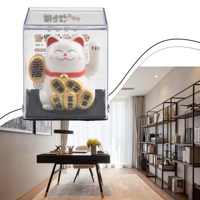 Cat Decoration Bright Gold Electronic Components Plastic White Yellow
