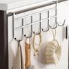 Over The Door Storage Hooks No Drill Heavy Duty Hanging Organizer Rack for Bedroom Bathroom Towel Hat