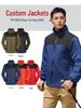 Velvet Collar Windbreaker: Custom Print, Warm, Windproof, Versatile Outdoor Jacket.