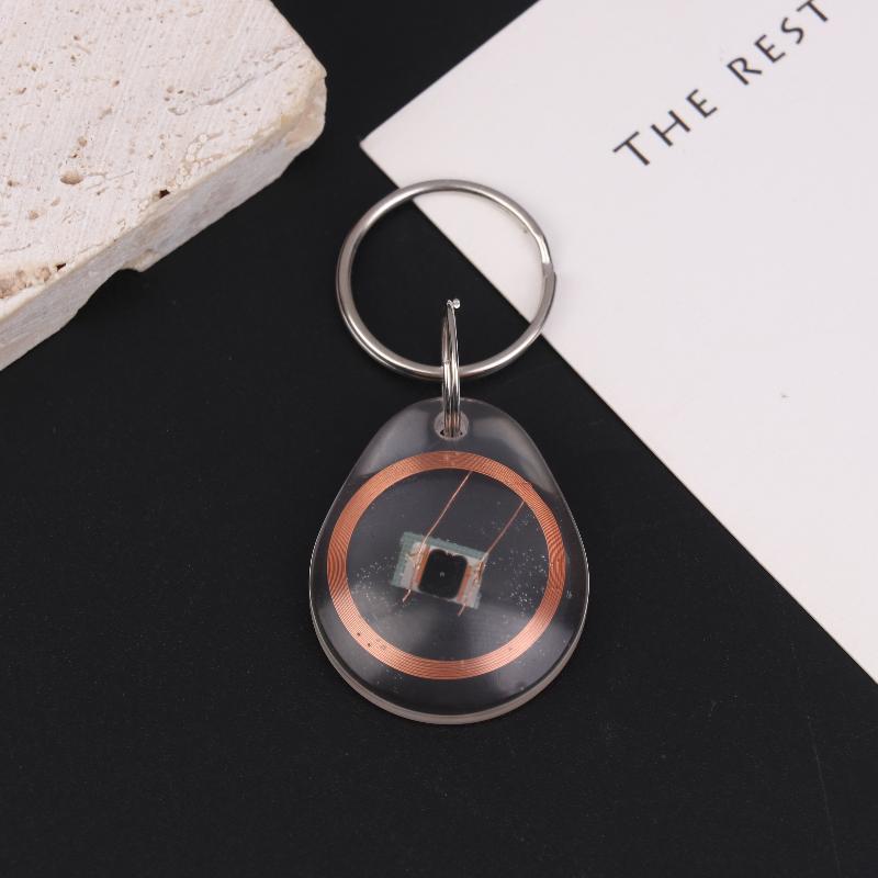 Cuid Keychain Token Rewritable Smart Keys Nfc Tag Copy Fobs 13.56Mhz Access Control Writable Card Cuid Changeable Wet Inlay