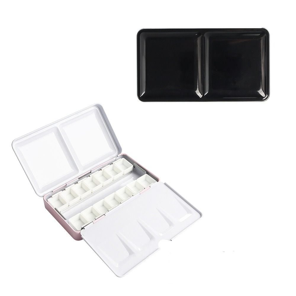 Foldable Watercolor Storage Half Pans Watercolor Paint Box Portable Painting Box  School