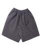A NOTHING Vintage Dia-Quilting Wide 1/2 Pants (Charcoal)