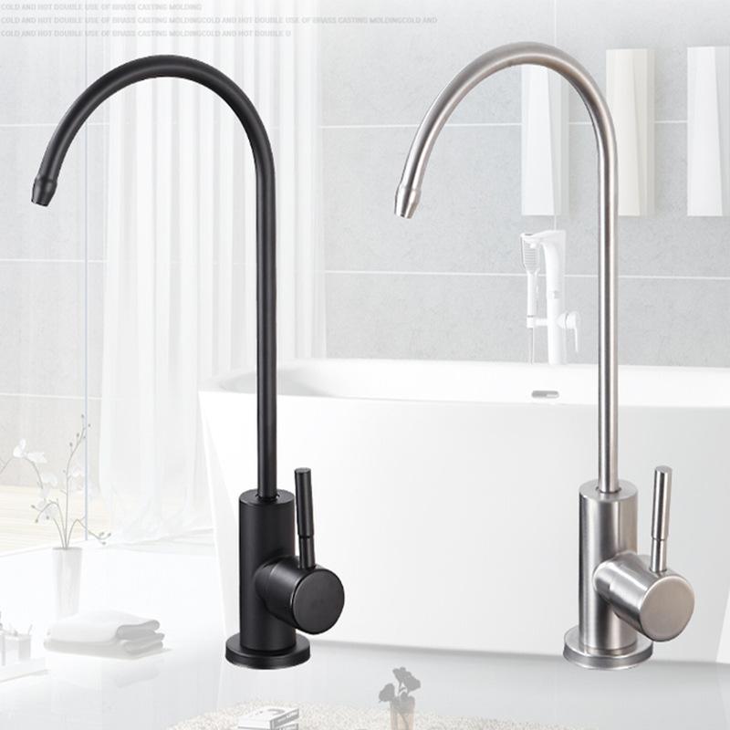 304 Edelstahl Küchenwasserreiniger, Einzelkühlung, drehbarer Wasserreiniger, Trinkwasserhahn