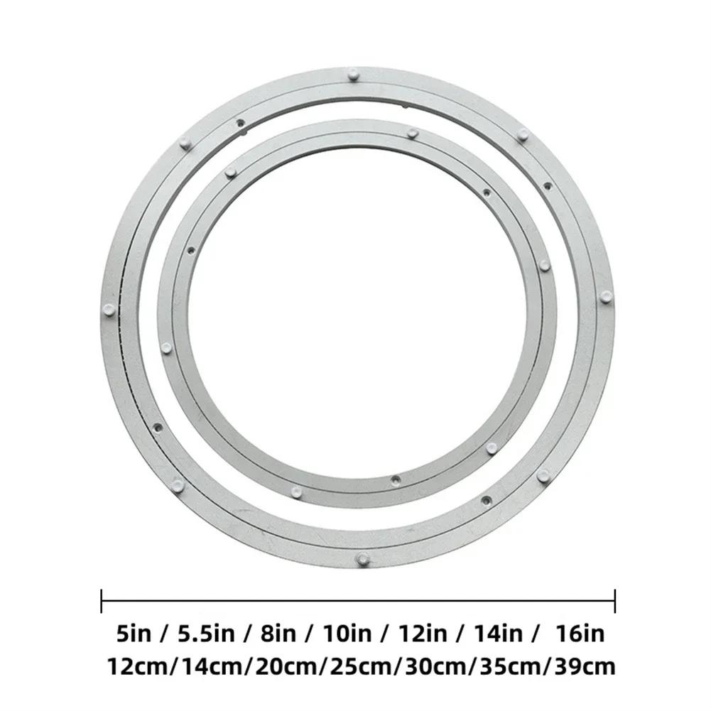 Aluminium Schwenkplatte Drehlager 5/8/10/12/14/16 Zoll Lazy Susan Kugellager Drehtischlager Schwenkplatte Hardware