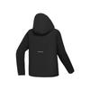 Skechers Comfort Sports Series Durable Casual Solid Color Hooded Jacket Women jackets Carbon-Black P125W126-0018