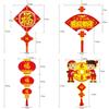 Feestelijke Chinese Lente Festival Fulu Decoratieve Papieren Hangdecoraties Voor Nieuwjaarsviering
