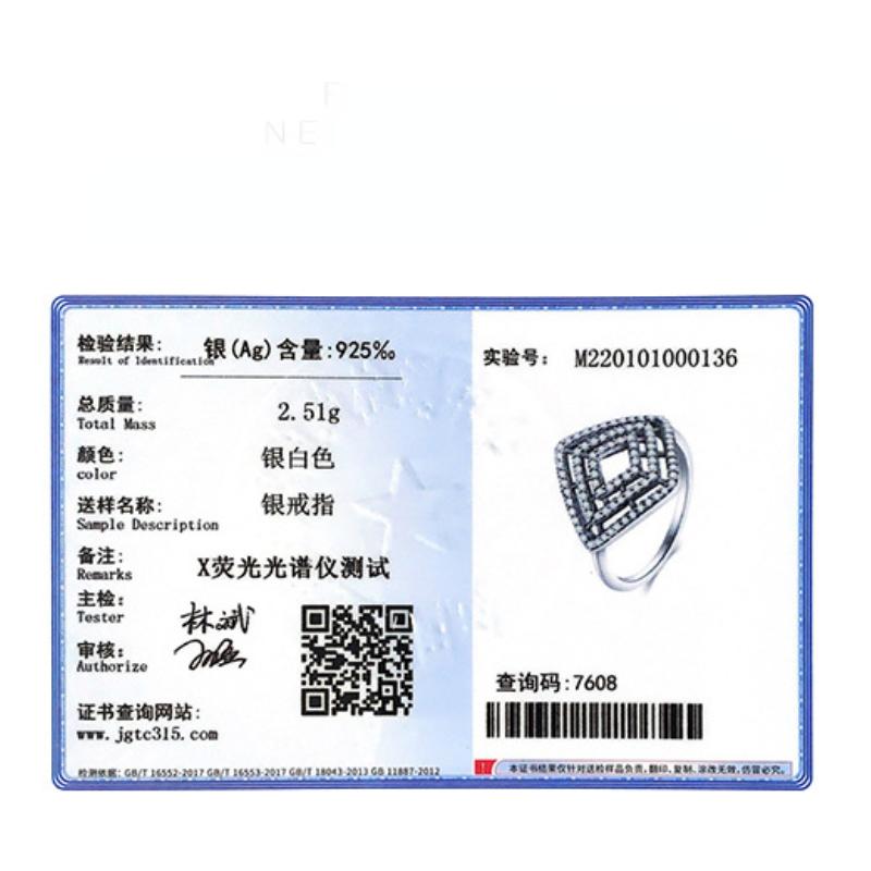 Tancise Classic 925 Sterling Silver Zirkónový prsteň Dámske šperky Svadobný darček na párty