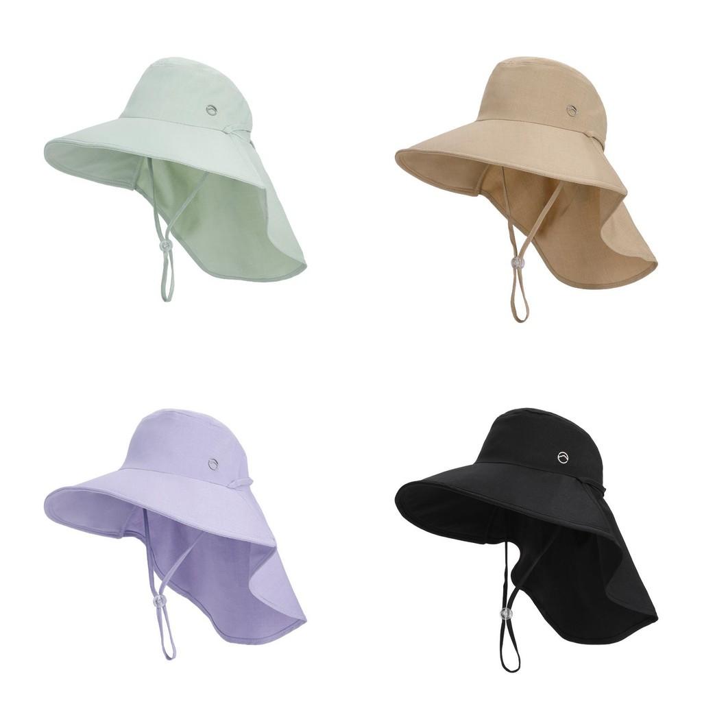 Outdoor Sun Protection Hat With Wide Brim For Women Summer Uv Blocker Floppy Cap