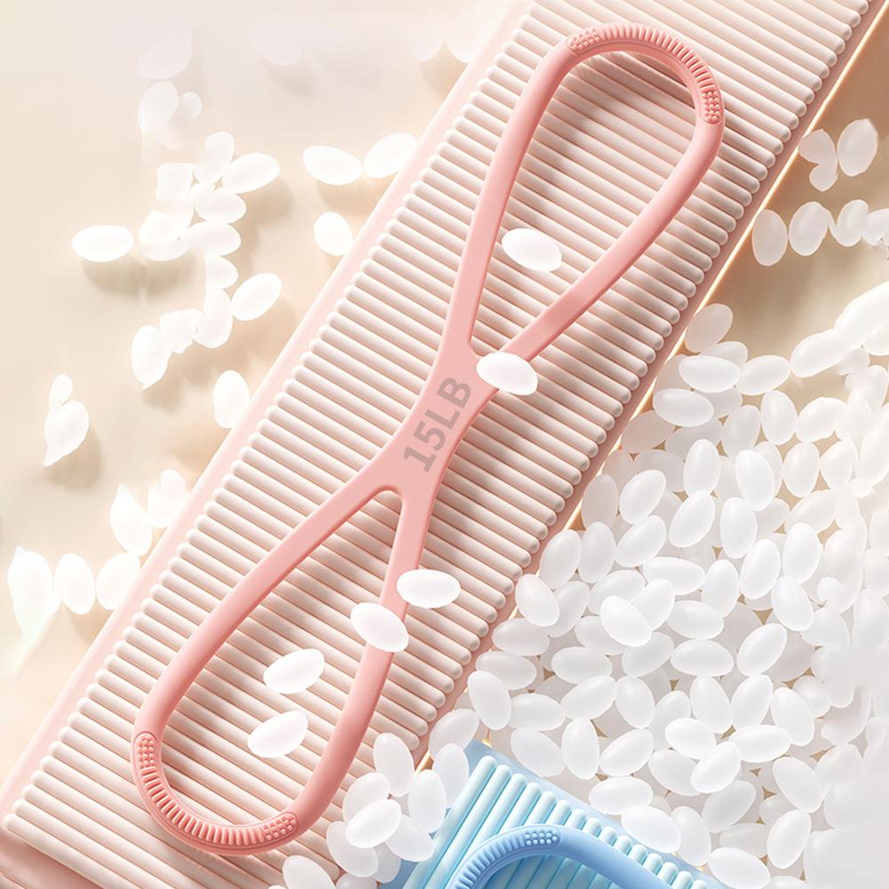 Figure 8 Yoga Resistance Band 8 Shaped Resistance Band Pulling Rope Shoulder Stretch Band for Home Gym Fitness Chest Arm Exercis