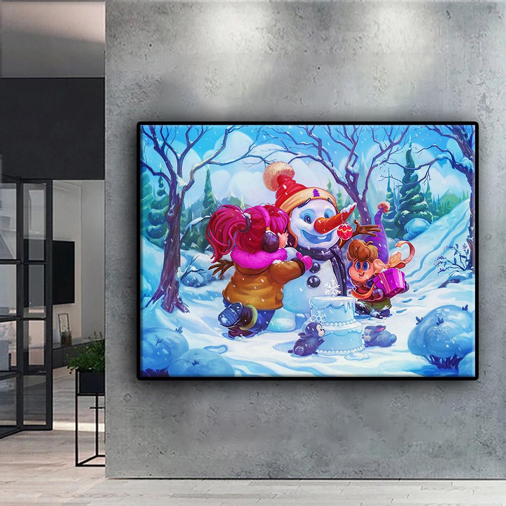 5D Diamond Painting Christmas Tree Santa Snowman DIY Diamond Embroidery Rhinestone Home Decoration