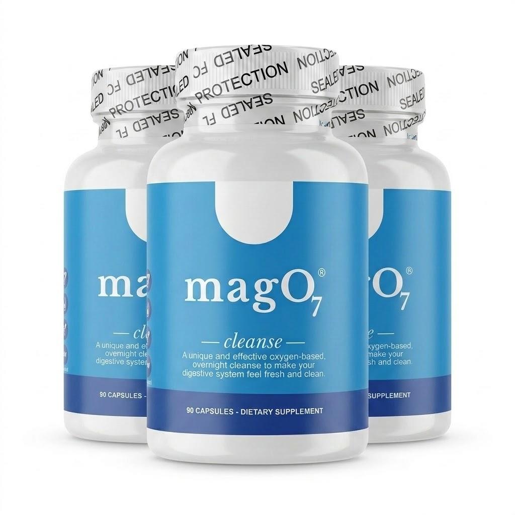 Mag O7 – Skonsamt matsmältningsstöd och rening över natten (90 kapslar)