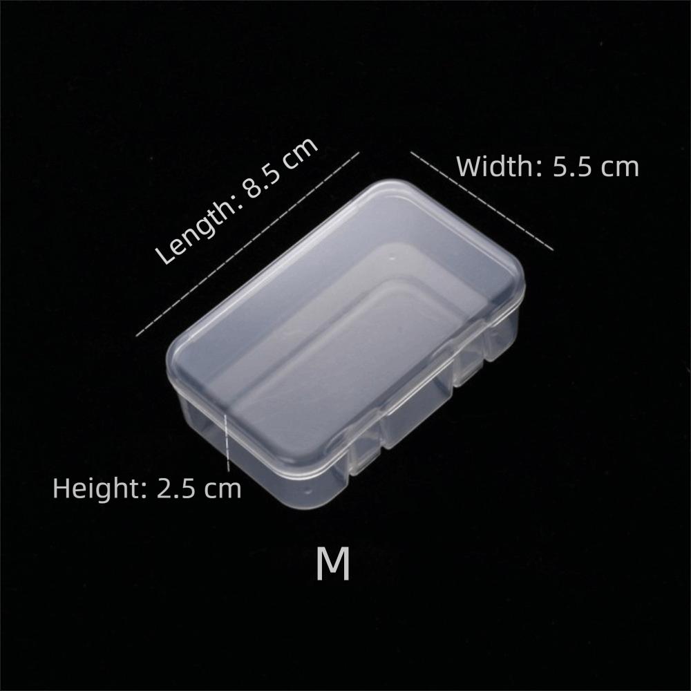 Rectangular Transparent Plastic Box with Lid Jewelry Display Case  Jewelry Storage