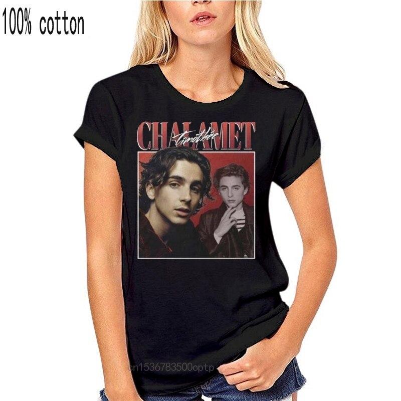 Buy Timothee Chalamet 90 Vintage Unisex Black Tshirt Reprinted Printing Tee  Shirt at affordable prices — free shipping, real reviews with photos — Joom